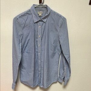 J. Crew Blue Striped Shirt